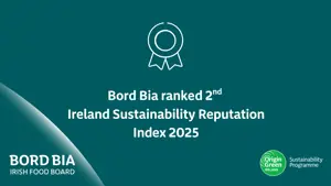 Bord Bia ranks 2nd in Ireland Sustainability Reputation Index 2025