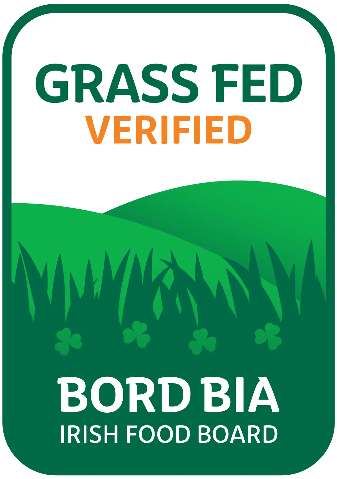 Logo for Irish Grass Fed Bord Bia