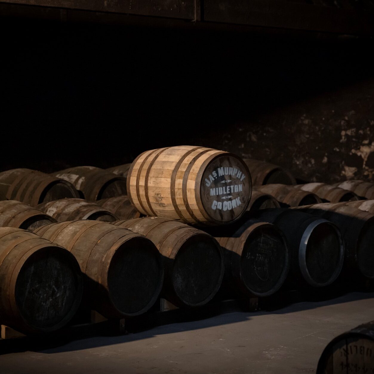 Man holding plank of wood