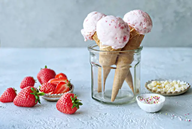 Homemade Strawberry Ice Cream Recipe