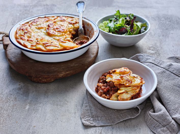 Beef Mince with Gratin Potatoes