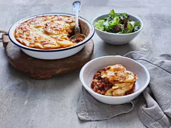 Beef Mince with Gratin Potatoes
