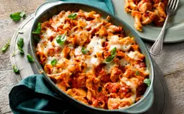 Chicken Pasta Bake with Mozzarella