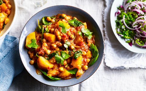Chickpea and Potato Masala