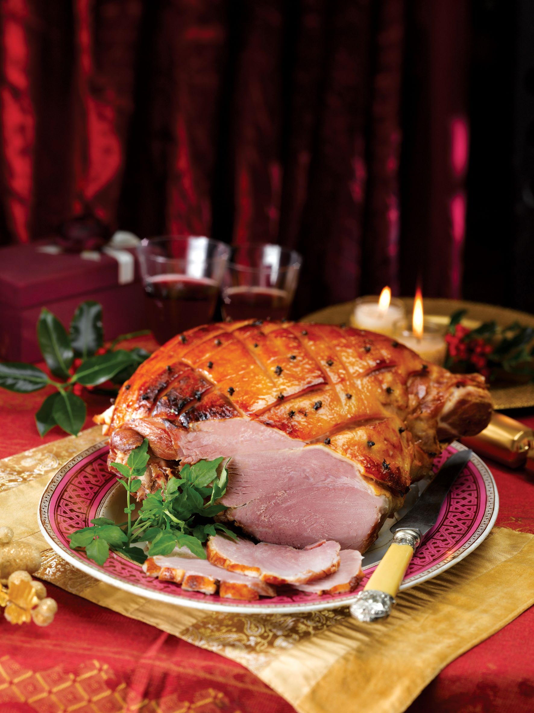 Ham with Port, Orange and Redcurrant Glaze