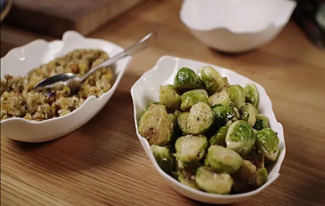Neven's Crispy Brussels Sprouts with preserved Lemon and Parmesan