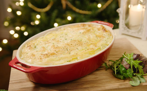 Neven’s Filo-Crusted Cheesy Ham and Leek Pie