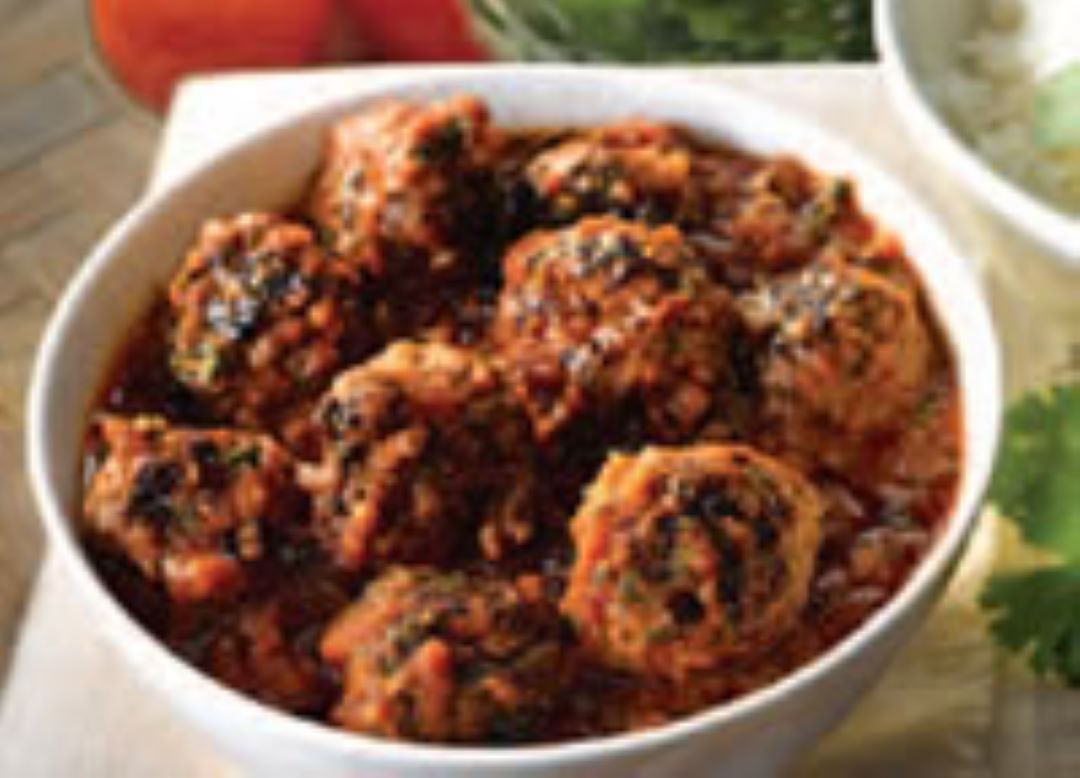 Organic Meatballs in Tomato and Ginger Sauce