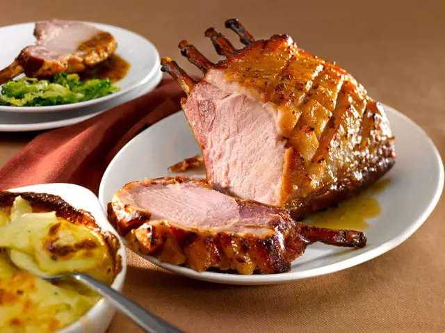Smoked Rack of Bacon with Redcurrant Glaze
