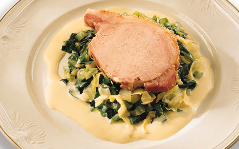 Traditional Bacon and Cabbage with Mustard Sauce - Bord Bia