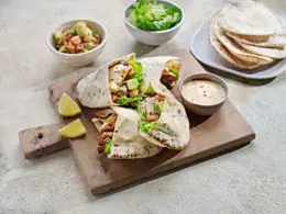 Air Fryer Chicken Thighs in Pitta Bread