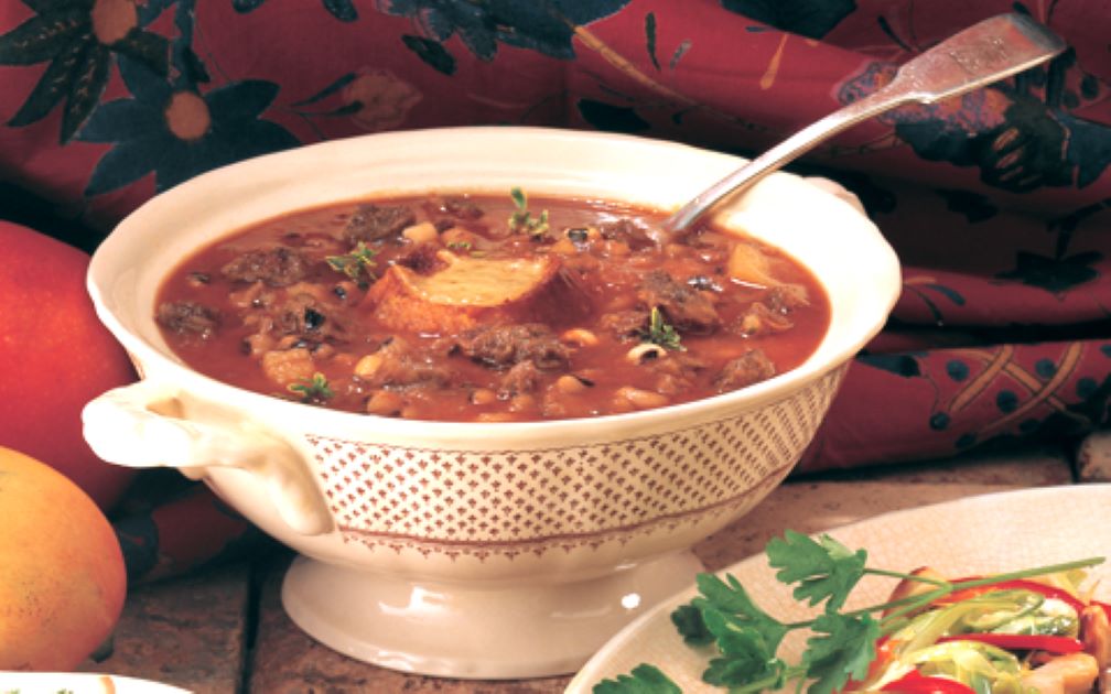 Beef, Bacon and Bean Soup