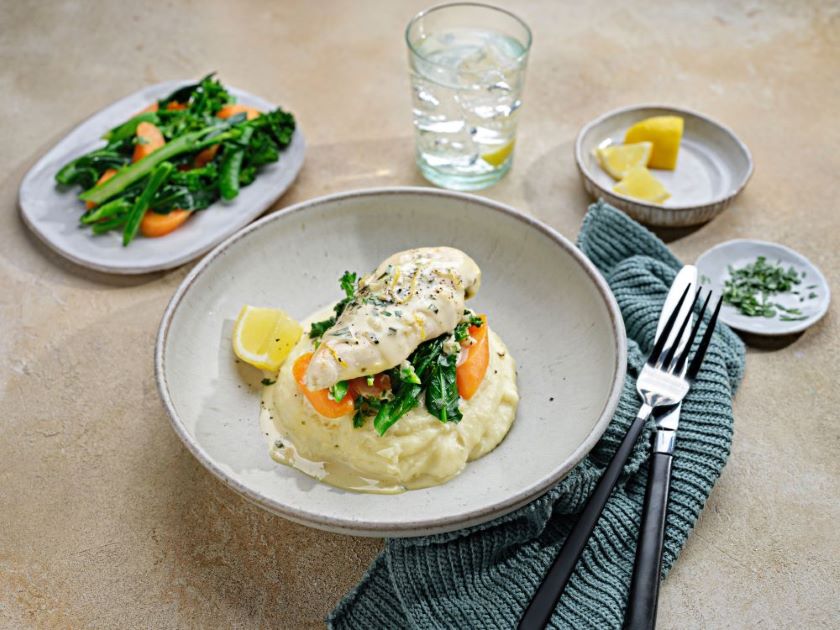 Chicken with Lemon and Tarragon Sauce