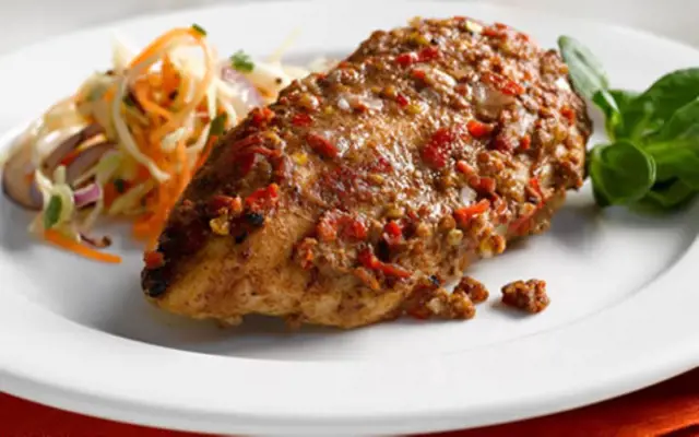 Piri-Piri Chicken Recipe with Shredded Vegetable Salad
