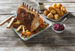 Roast Rack of Pork with Smoked Paprika and Sage