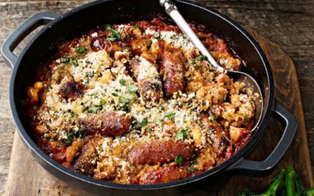 Sausage and Bacon Casserole
