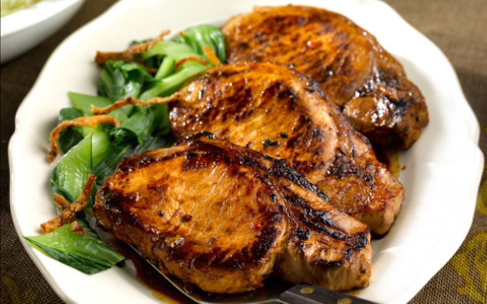 Soy Braised Pork Chops