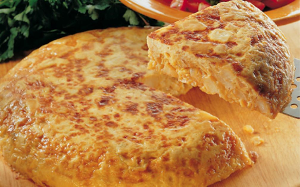 Spanish Omelette with Spicy Tomato Salsa