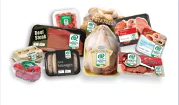 Range of packaged fresh meat, fruit and vegetable products carrying the Bord Bia Quality Mark