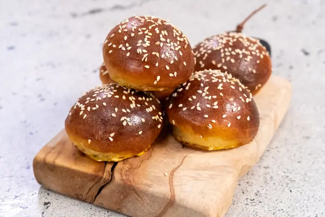 Brioche Burger Bun Recipe by Mark