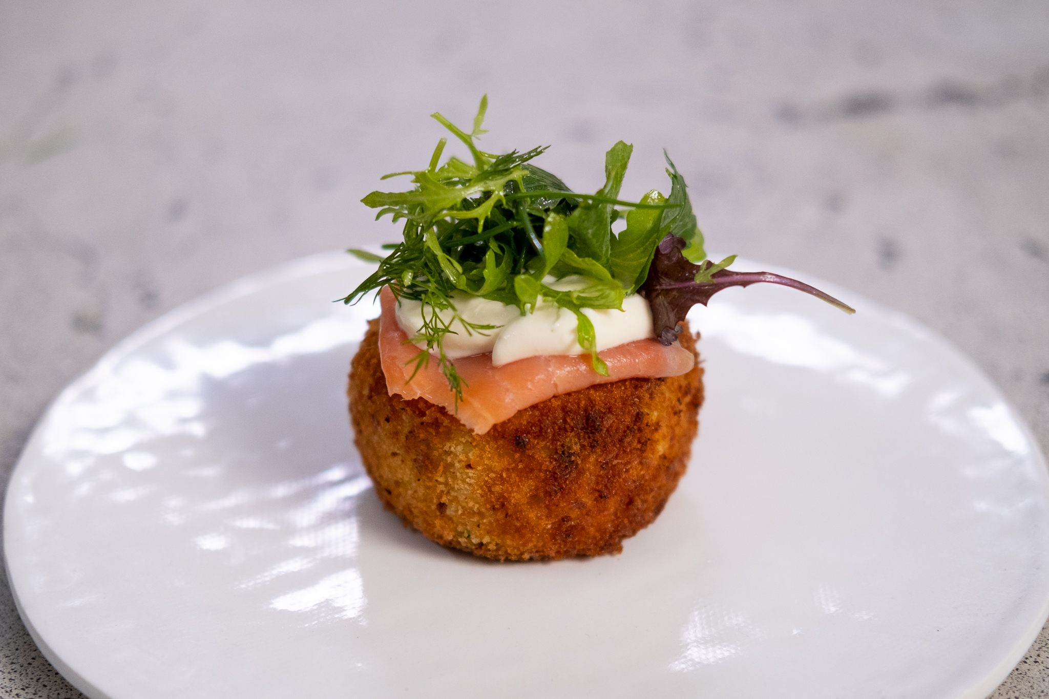 Mark's Hake Fishcakes with Seasoned Crème Fraîche
