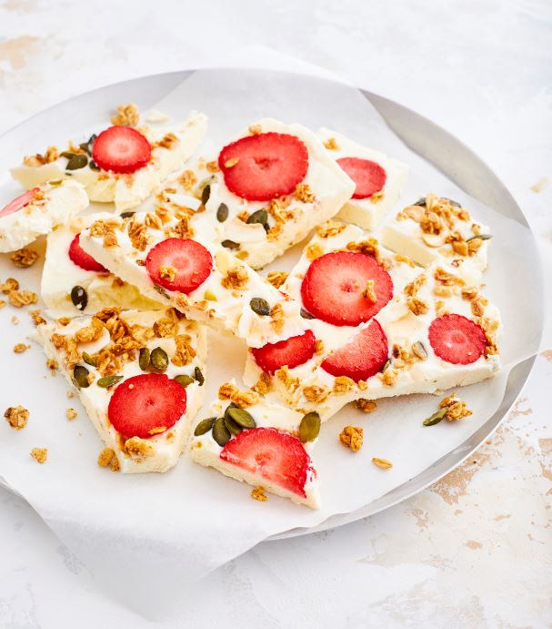 Strawberry Yogurt Bark