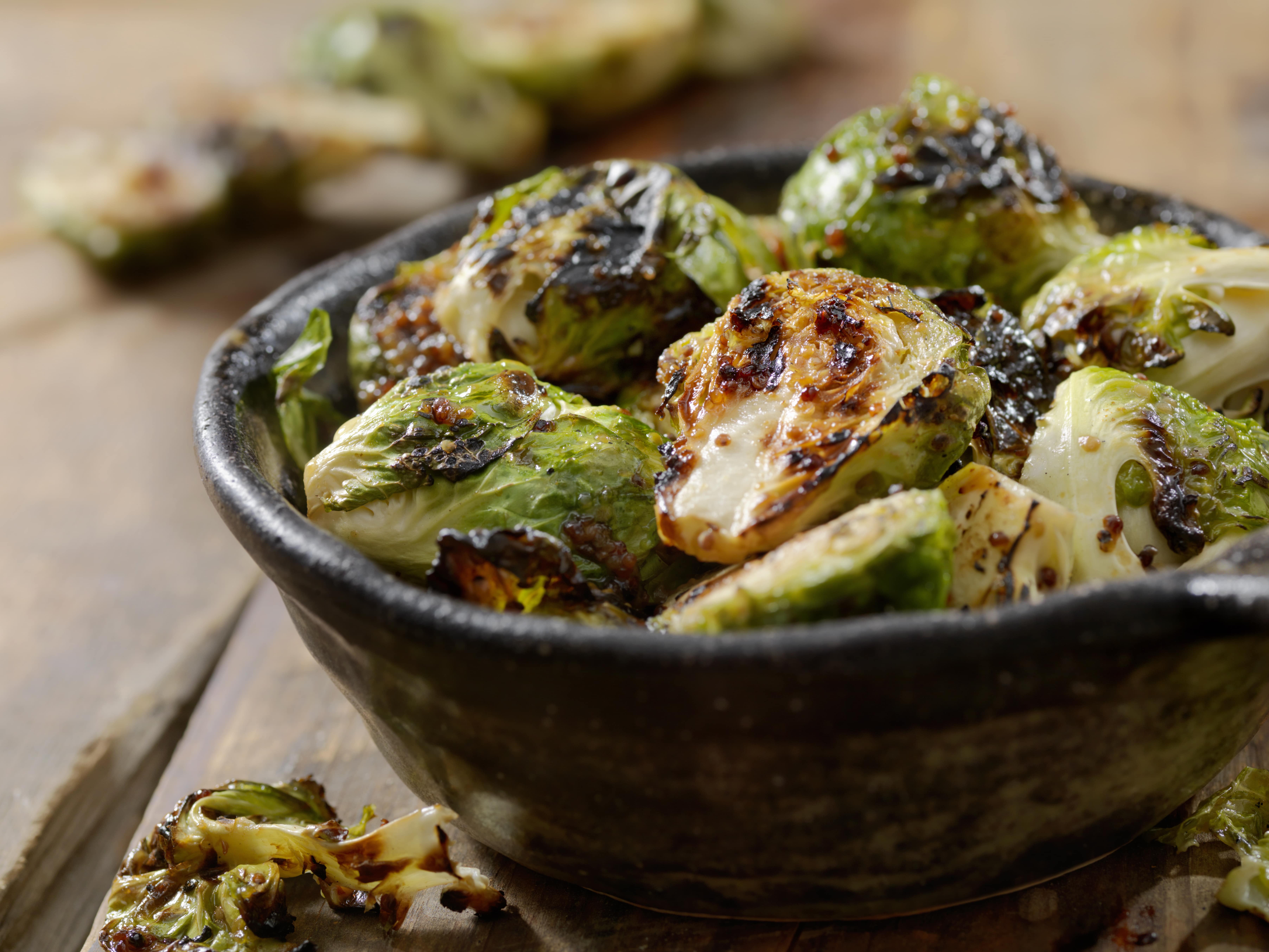 Spicy Roast Brussels Sprouts