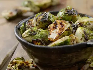 Spicy Roast Brussels Sprouts