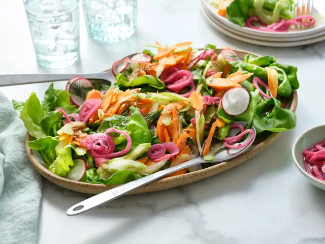Quick Pickled Irish Vegetable Salad