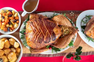 Roast Turkey with Thyme and Onion Stuffing