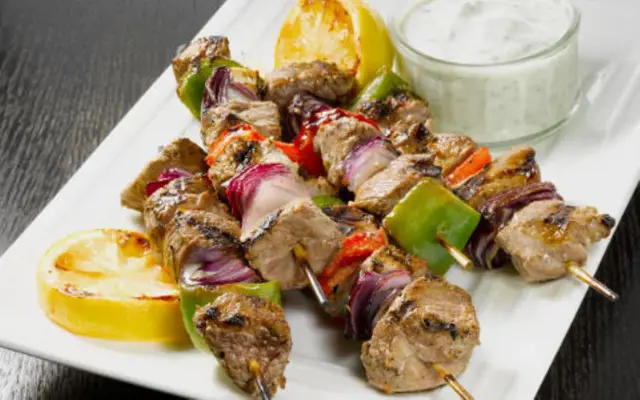 Greek-Style Lamb Kebabs