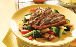 Organic Lamb Gigot Chops with Paprika