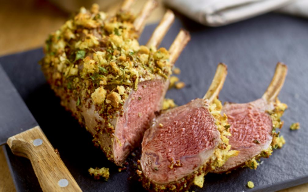 Rack of Lamb with a Parsley Crust