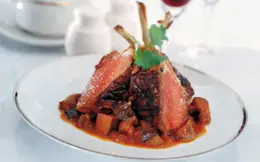 Rack of Lamb with Spiced Aubergines
