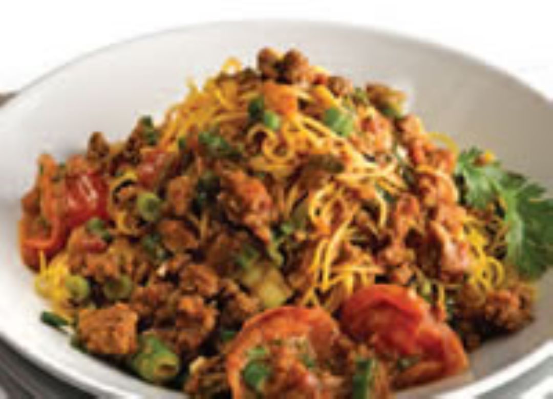 Thai Chilli Mince With Stir-Fry Noodles