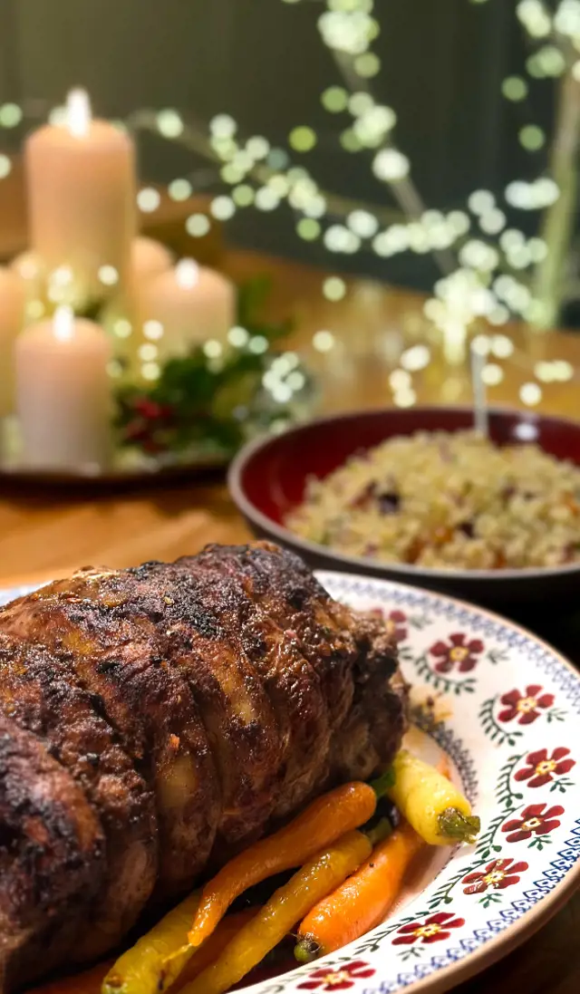 Neven’s Aromatic Roast Shoulder of Lamb with Jewelled Bulgur Wheat