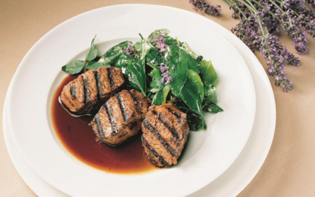 Grilled Mountain Lamb with Salad