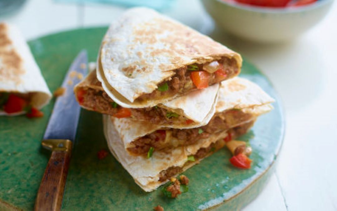 Lamb and Cheddar Quesadillas