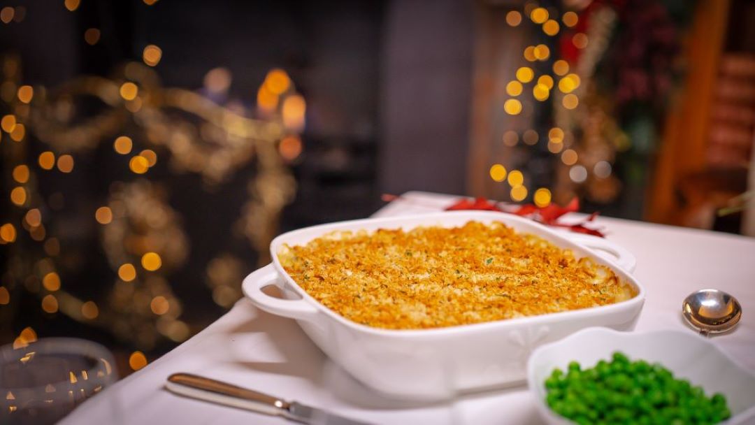 Neven's Seafood and Leek Gratin