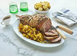 Slow Roast Shoulder of Lamb with Spicy Cauliflower